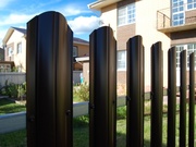 Забор,  металлический штакетник - foto 2