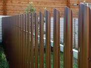 Забор,  металлический штакетник - foto 3